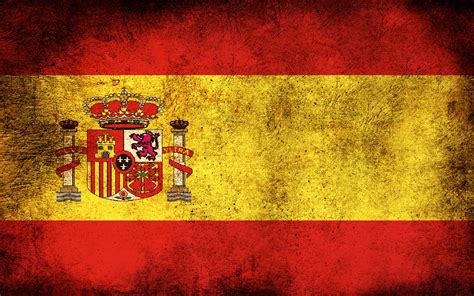 Vibrant Spanish Flag HD Wallpaper