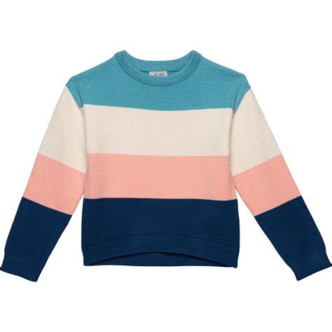 Willow Blossom Big Girls Color Block Sweater Save 50