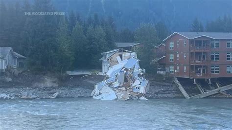 Glacial Flooding Damages Houses In Alaska Ap News