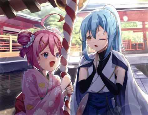 Rimuru And Milim Artistchocoeiru Rrimuru