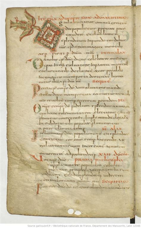 Bnf Latin F V Sacramentarium Gelasianum France Dioc Se