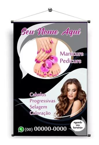 Banner Sal O Manicure Pedicure Cabelo Parcelamento Sem Juros