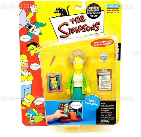 The Simpsons World Of Springfield Interactive Figure Edna Krabappel