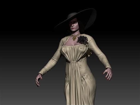 Lady Alcina Dimitrescu Exciting Body 3d Model Cgtrader