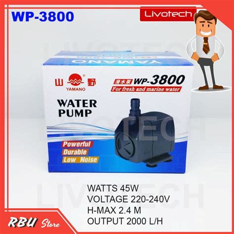 Jual Yamano Pompa Air Wp Aquarium Hidroponik Wp Celup Kolam