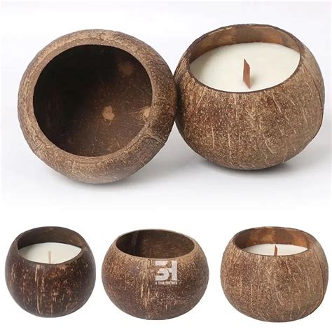 Vietnamses Coconut Candle Premium Quality Candle In Coconut Shell Cup