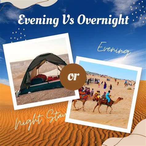 Evening Vs Overnight Desert Safaris In Dubai A Complete Guide