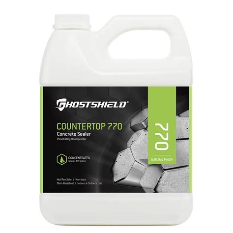 Ghostshield 16 Oz Concrete Countertop Sealer And Water Repellent With Stain Resistance 770