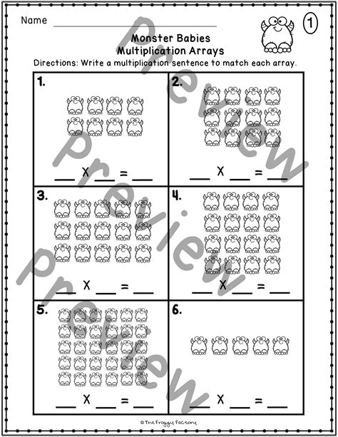 Multiplication Arrays Worksheet Freebie Multiplication Worksheets Made By Teachers