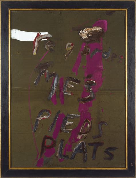 Regardes Mes Pieds Plats Tarp Paintings Items Julian Schnabel