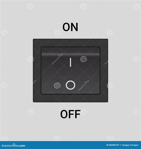 On Off Switch Stock Vector Illustration Of Design Icon