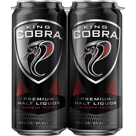 King Cobra Premium Malt Liquor 4 Pack 16 Fl Oz Cans Northgate Market