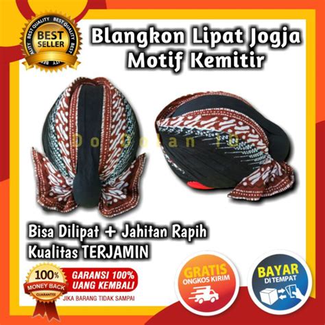 Jual Blankon Jogja Lipat Belangkon Jawa Blangkon Batik Jogja Cuci Lipat