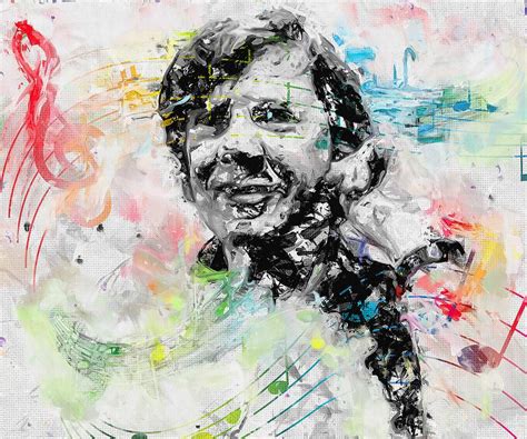 Celebrity Thurston Moore Colorful Art Mixed Media By Luettgen Vidal Fine Art America