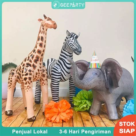 Jual Besar Simulasi Mainan Untuk Anak Jerapah Zebra Gajah Hewan Hutan