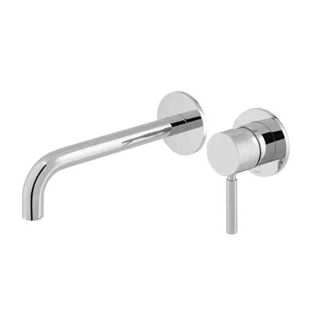 Vado Origins Slimline Hole Wall Mounted Basin Mixer Knurled Handle