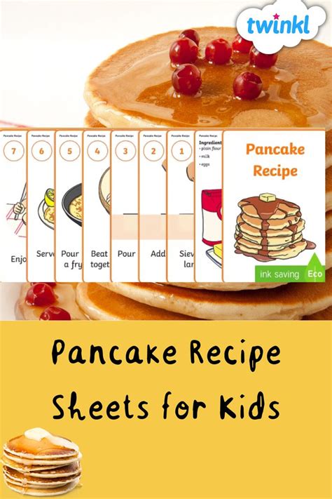 Pancakes Are Stacked On Top Of Each Other With The Words Pancake Recipe