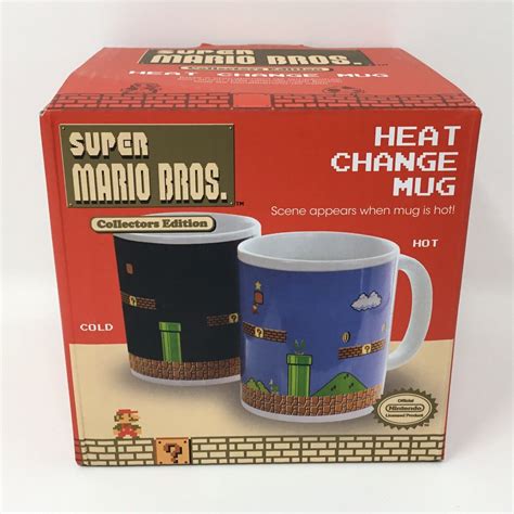 New Super Mario Bros Heat Change Mug Collectors Edition Nintendo 12