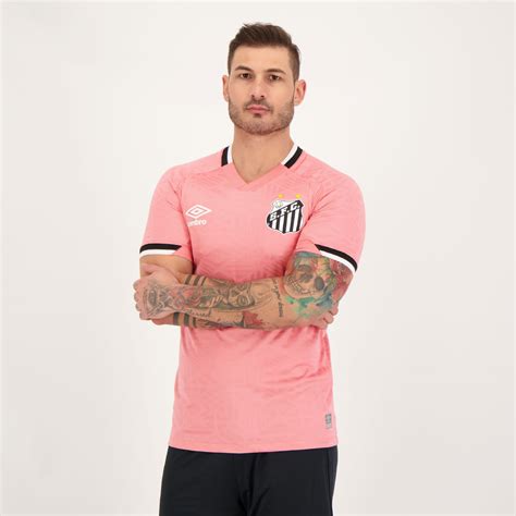 Camisa Umbro Santos Outubro Rosa Futfanatics