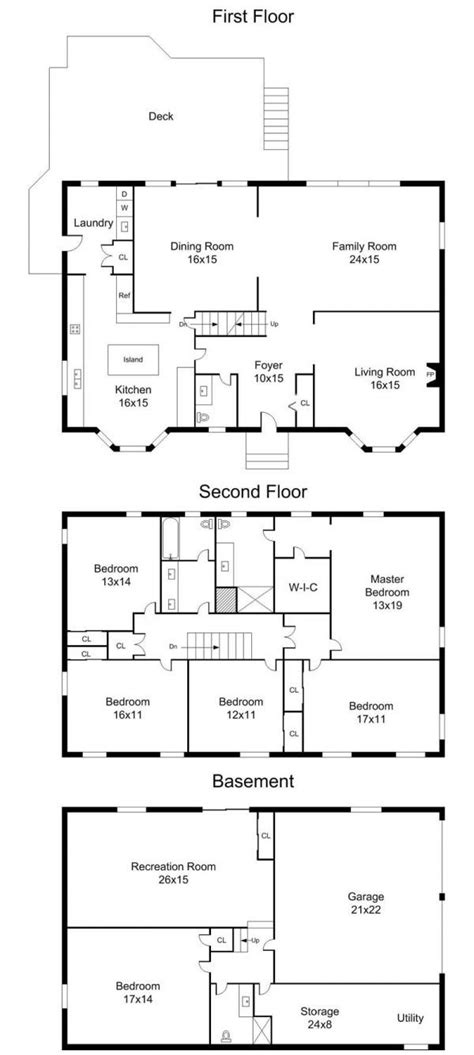 Brick Colonial House Plans