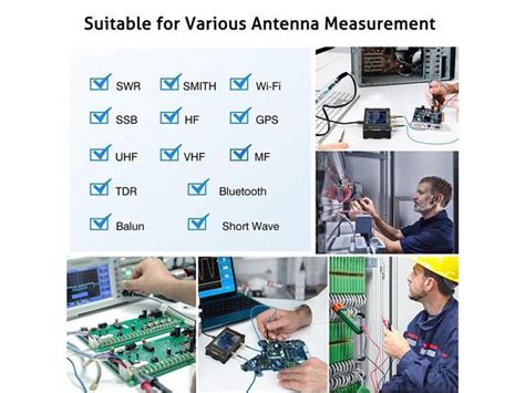 Nanovna SAA V2 Vector Network Analyzer 10KHz 3GHz HF VHF UHF Antenna