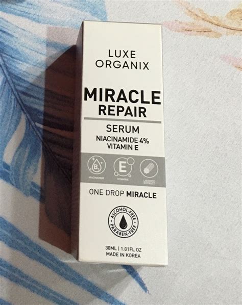 Luxe Organix Miracle Repair Luminous Bright Serum Niacinamide 4 30ml