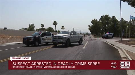 Suspect Arrested After Deadly West Valley Crime Spree Youtube