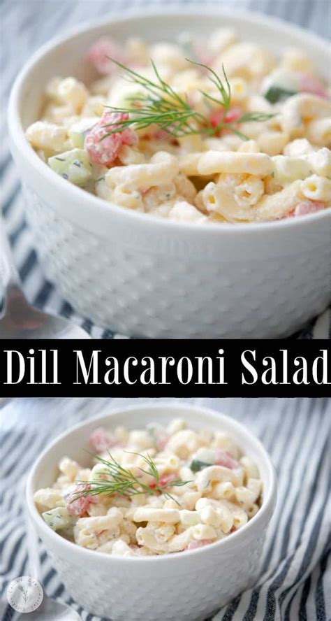 Dill Macaroni Salad Carries Experimental Kitchen Best Macaroni Salad