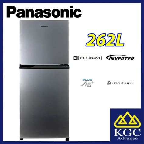 Panasonic 262L Fridge NR TV261APSM Inverter Energy Saving 2 Door Top