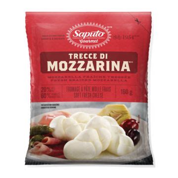 Fromage Mozzarella Frais Tress Trecce Di Mozzarina Saputo Metro