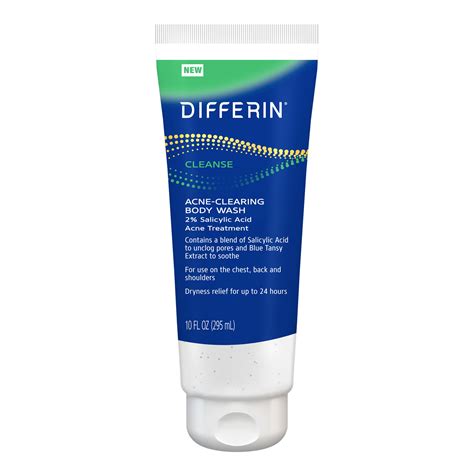 Differin Acne Clearing Body Wash 10 Oz Pick Up In Store Today At Cvs