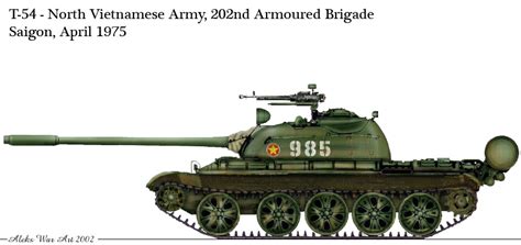 T-54 - North Vietnamese Army by db120 on DeviantArt