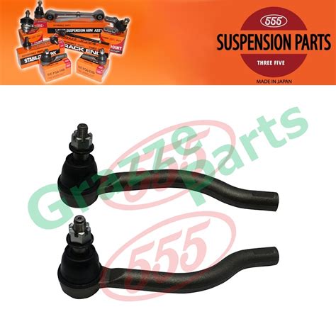 2pc 555 Japan Tie Rod End Set SE N151 For Nissan Murano Z51 Teana J32