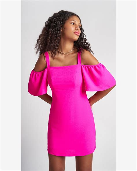 Riachuelo Vestido Zinco Curto Decote Reto Amarra O Costas Rosa