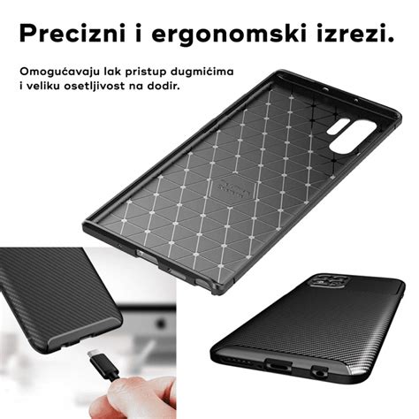 Maska Defender Carbon Za Xiaomi Poco X3 X3 Pro X3 NFC Crna Mobil Shop