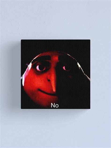 "Gru no meme" Canvas Print for Sale by Goath | Redbubble