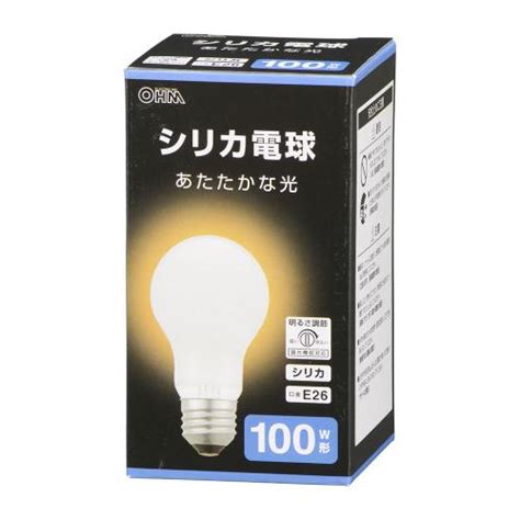 デンキチ公式通販サイト 埼玉県下ナンバーワン家電量販店 オーム電機 Ohm 白熱電球 E26 100w形 電球色 シリカ電球 Lb D6695wn