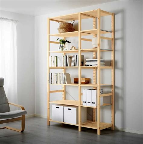 Стеллаж из дерева, как в ИКЕА: как выбрать идеальный вариант?