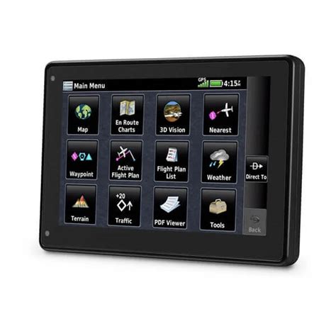 Garmin Aera Inch Touchscreen Portable Gps Navigator Aircraft Spruce