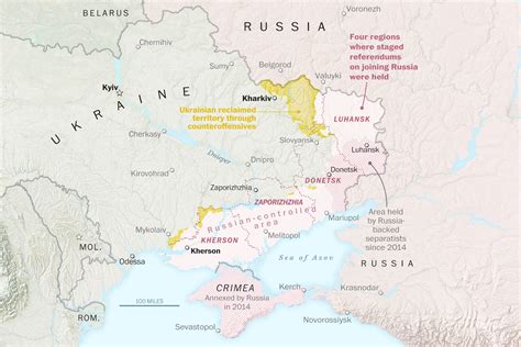 Map Of Ukraines Regions Annexed By Russia The Washington Post