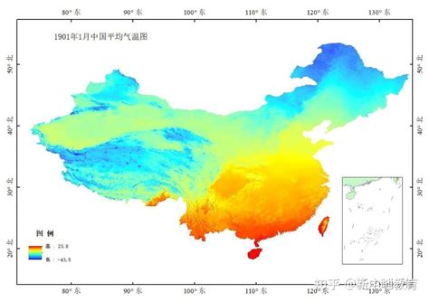 【数据分享】中国1km分辨率逐月平均气温数据集（1901 2021） 知乎