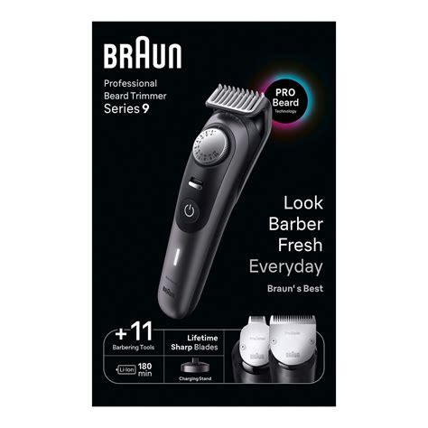 Recortadora Profesional De Barba Braun Series 9 BT9441 Con Accesorios