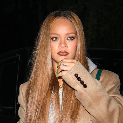 Rihanna's Long Blonde Hair Could Not Be Any Sleeker