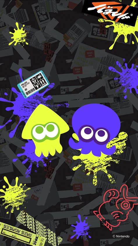 Squid and Octo | Exclusive 7/11 Splatoon 3 Wallpaper | Splatoon, Iphone ...