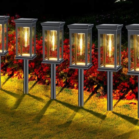 Lampen Op Zonne Energie Voor Buiten En Tuin 6 Stuks Typisch