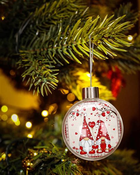 Adornos de Navidad para colgar en el árbol bolas del día de San