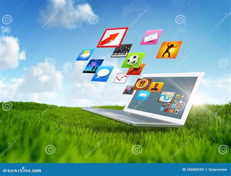 Green Technology stock illustration. Illustration of background - 25686520