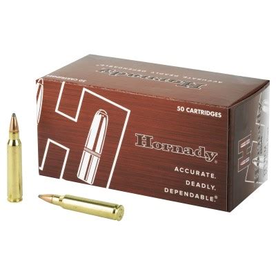 Hornady Custom 223 Rem 55 Gr Spire Point SP Rifle Ammunition 50 Rd