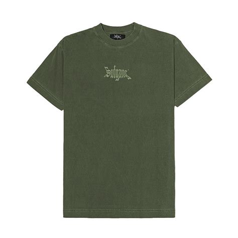 Camiseta Sufgang Basic Logo Glow In The Dark Verde Loja Street