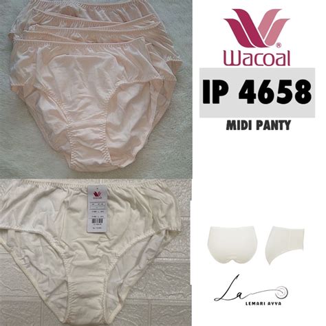 Jual Wacoal Basic Midi Panty IP 4658 Shopee Indonesia